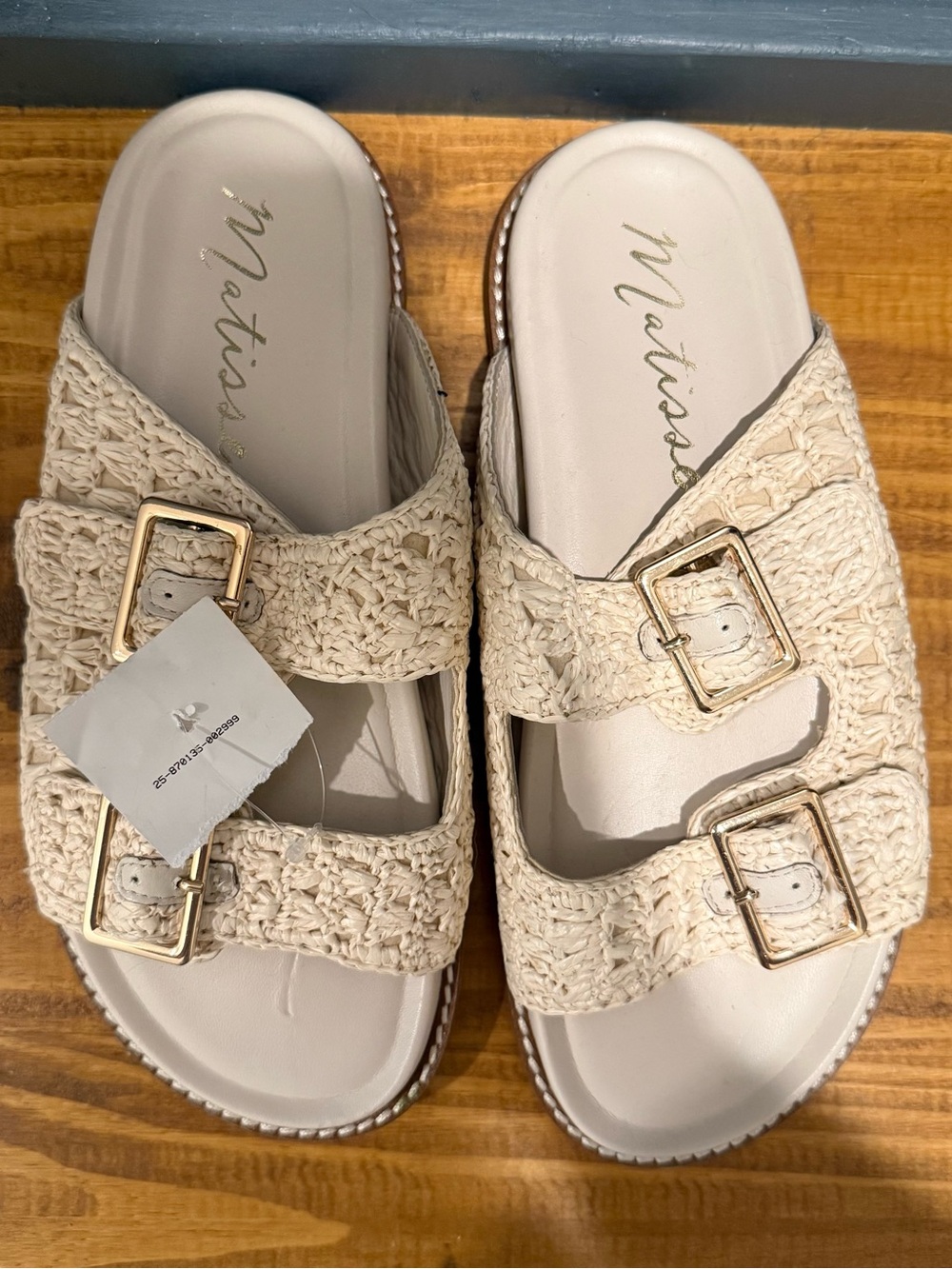 NWT Matisse Women's Posey Crochet Slide Sandals- Sz 9M